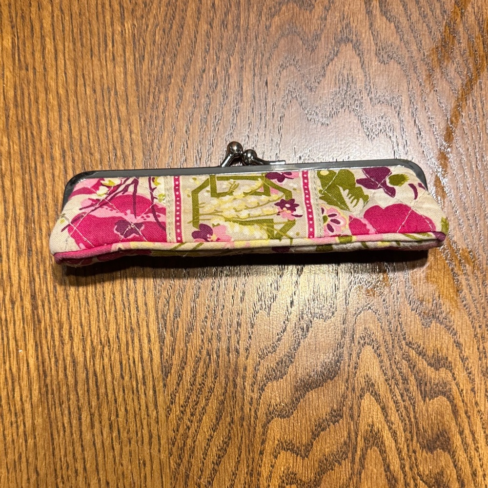 Vera Bradley Pink and Green Floral Key Holder